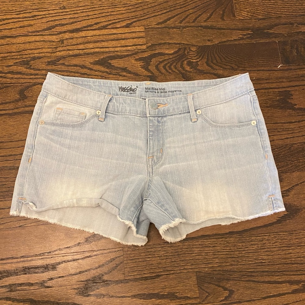 Mossimo light wash denim shorts sz 8/29